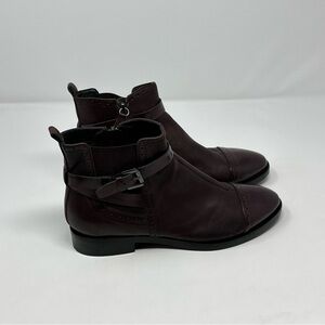Geox Brown Suede Ankle Boots Chelsea Style